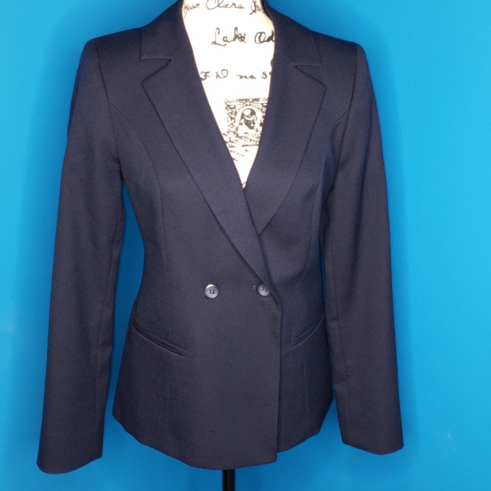 Pendleton "Seasonless" Navy Blue Wool Blazer (Set)